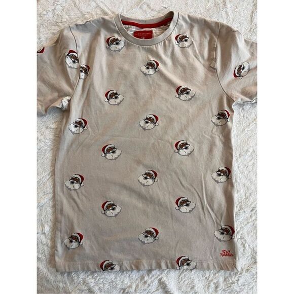 Denim & Flower Santa Shirt 11/12 - Picture 1 of 5